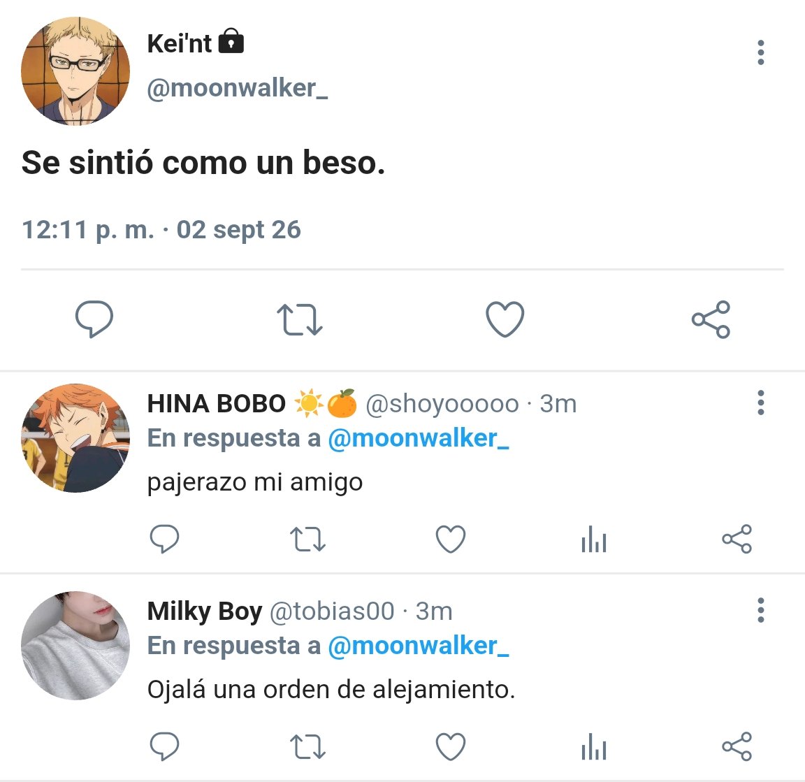 MangoVeranito's tweet photo. AU HQ 🔞 #TsukiUshi 

Donde Ushijima intenta disculparse personalmente con Tsukishima por casi haberle roto los dedos.

O donde Kei se aprovecha de la tensión sexual. https://t.co/pWTPyehlON