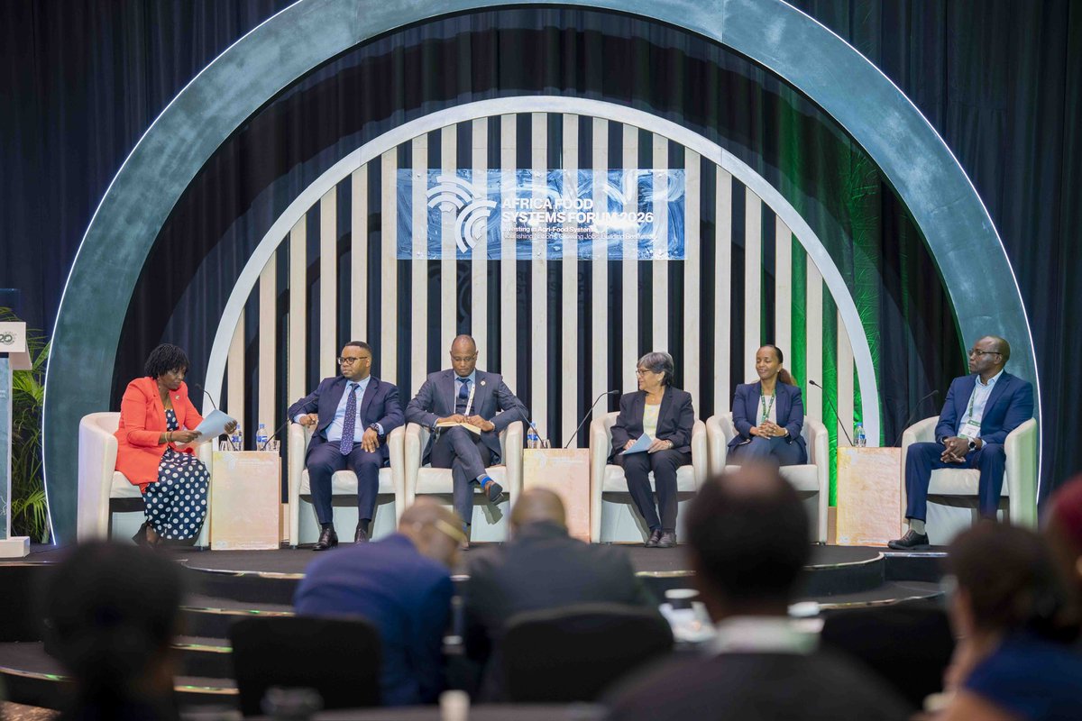 RwandaICT's tweet photo. Earlier today, Minister of State @yves_Iradukunda participated in a panel discussion during the @RFIP_Rwanda Partners’  Breakfast and Showcase at the #AFSForum2026 

He highlighted the role of technology, data, AI and innovation in addressing challenges across Rwanda’s food and agriculture sector, while emphasizing the importance of testing, scaling and adopting solutions that deliver measurable impact for farmers, businesses and the wider economy.