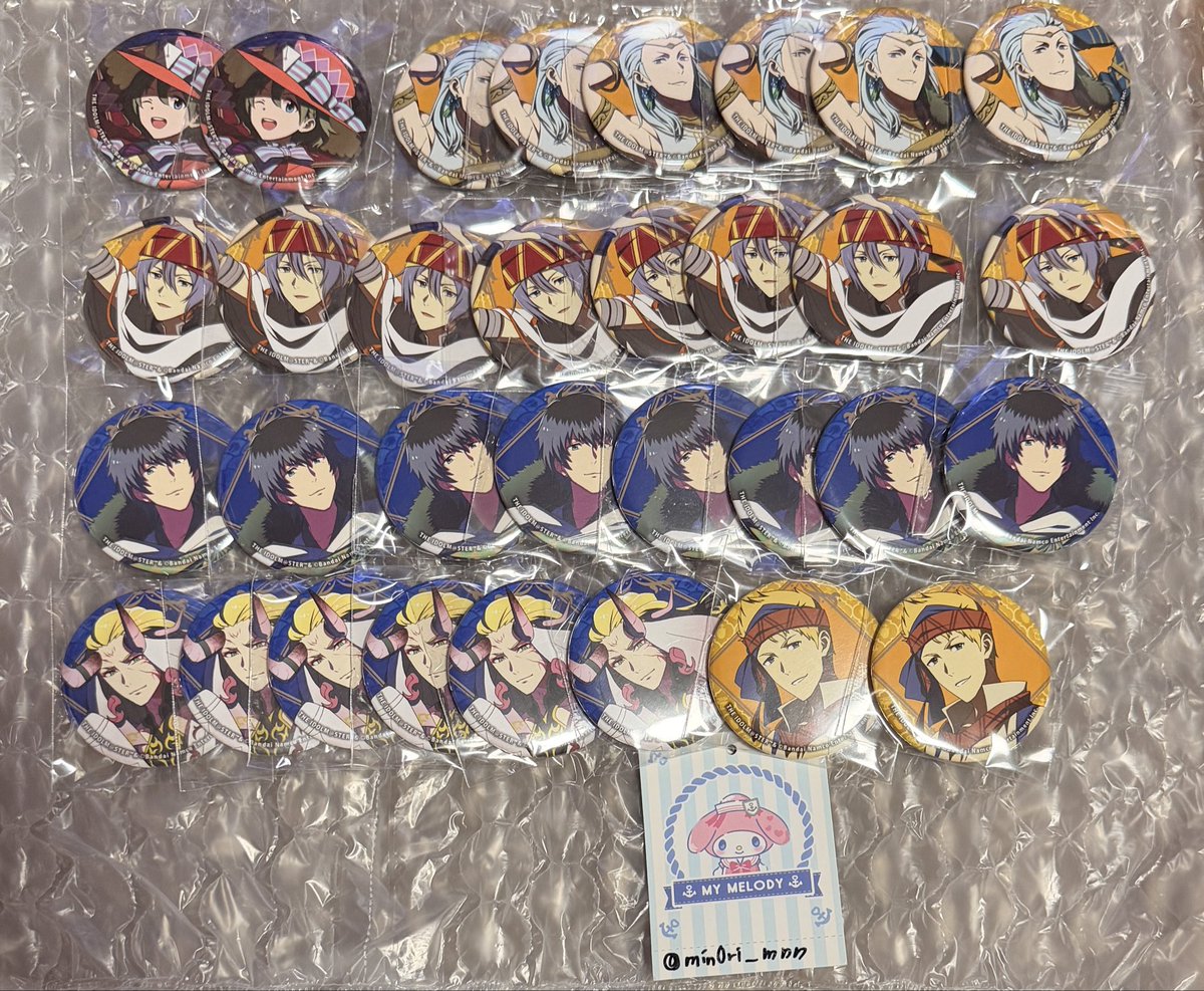 min0ri_mnn's tweet photo. 【譲渡／交換】SideM TRANSCENDENT T@LES  TT リリース記念 
大黒湯 缶バッジ

譲 巻緒 雨彦 夏来 恭二 翔真 北斗 道夫

求 300円
TTバッジ 涼 直央 大吾との交換可能
なにかしらのみのり

交換いただける方いましたらよろしくお願いいたします。 https://t.co/WihsM2ZnRV