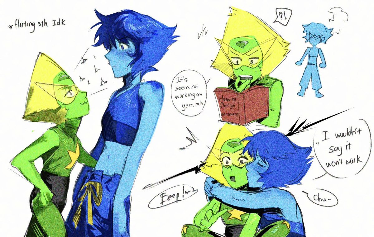 Tofuatez's tweet photo. Bro try some new tricks
#peridot #lapislazuli https://t.co/msBQr8AIvd