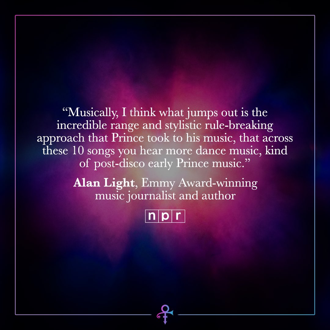 prince's tweet photo. A shoutout to all the outlets who have highlighted and praised TIMELESS! The support from the press and fans has been overpowering, and we thank you for continuing to celebrate Prince’s legacy 💜

TIMELESS out now. Listen everywhere at https://t.co/7iiRJWTxDK https://t.co/rGSdDWzmeO