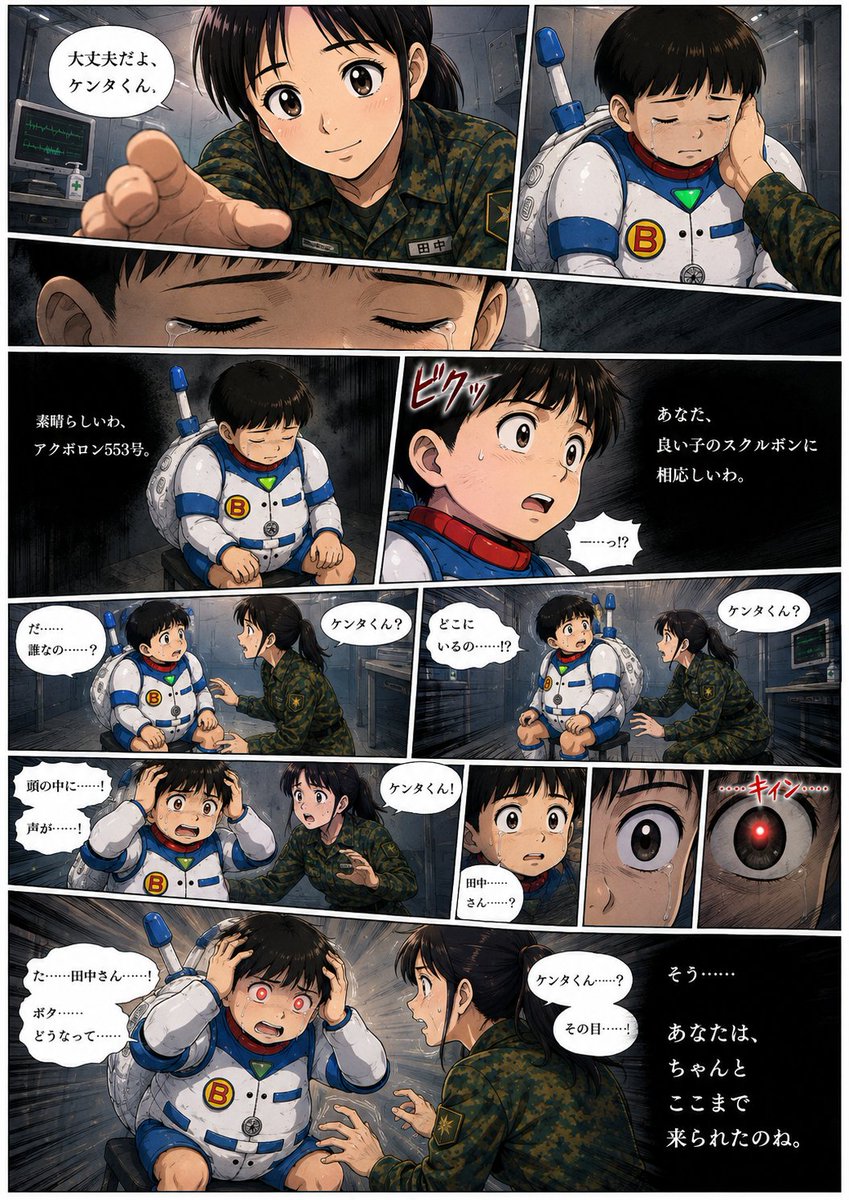 hoshis2143's tweet photo. またまた自分の文章をAI漫画にしてみた。

おやすみなさい。 https://t.co/jbKsvaoNVl