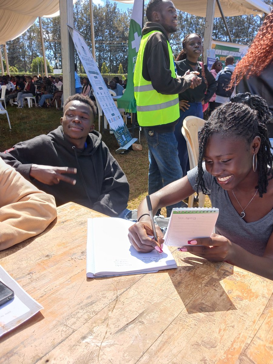 GdGoC_Uoem's tweet photo. Admissions week at UoEmbu is a wrap! 

​Huge success connecting with incoming freshers and welcoming new minds to the @GDGUoEmbu family. Ready to learn, build, and innovate together this semester.

​Welcome home, comrades! 
​#GDGOnCampus #UoEmbu #DevCommunity https://t.co/oarqPiC0bi