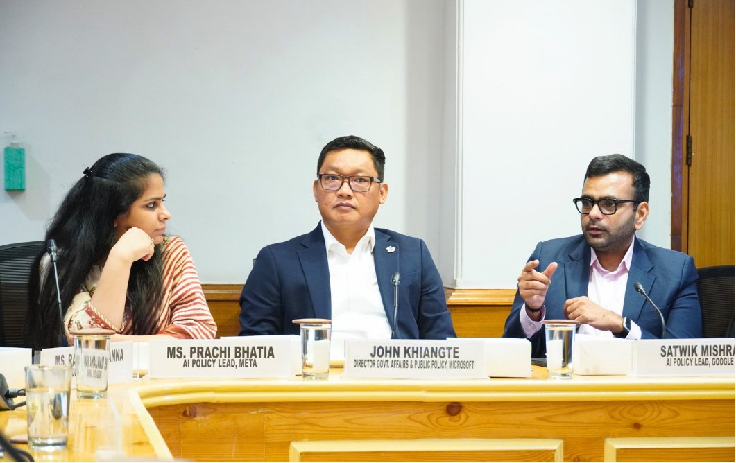NITIAayog's tweet photo. Prof. Abhay Karandikar, Member, NITI Aayog, chaired a discussion with the American Chamber of Commerce (AMCHAM) in India and representatives from leading technology companies, including Meta, Google, Microsoft, IBM, Intel, Apple and AWS, on AI policy and governance.

The discussion examined the rapidly evolving AI landscape, including generative AI and increasingly autonomous, agentic systems and the need for governance by design, with appropriate safeguards, accountability and human oversight embedded from the outset.

The interaction also focused on balancing innovation, accountability and trust to enable responsible AI development and adoption at scale, while avoiding unnecessary barriers to innovation.

Industry perspectives on emerging challenges and opportunities will contribute to efforts towards an adaptive AI governance framework that evolves with technology and supports responsible innovation.

#AIGovernance #ArtificialIntelligence

@PMOIndia @narendramodi @Rao_InderjitS @MIB_India @PIB_India @DDNewslive @ashoklahiribjp @karandi65 @AmchamIndia