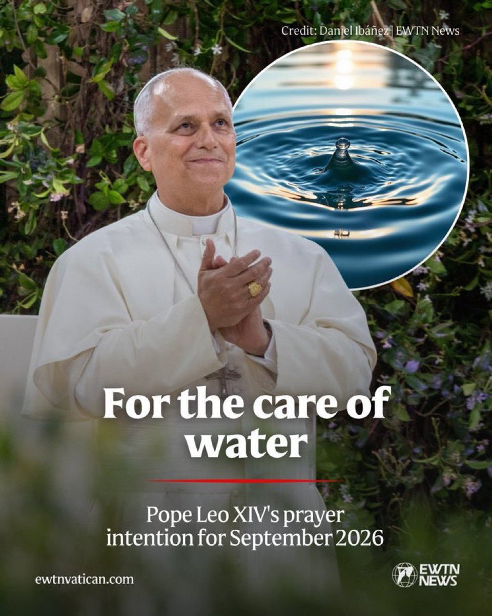 FrMatthewLC's tweet photo. Let's join the Pope in praying that everyone has access to clean drinking water. This is one thing we take for granted, but it's a real concern in much of the world. https://t.co/rdut9tRVgS