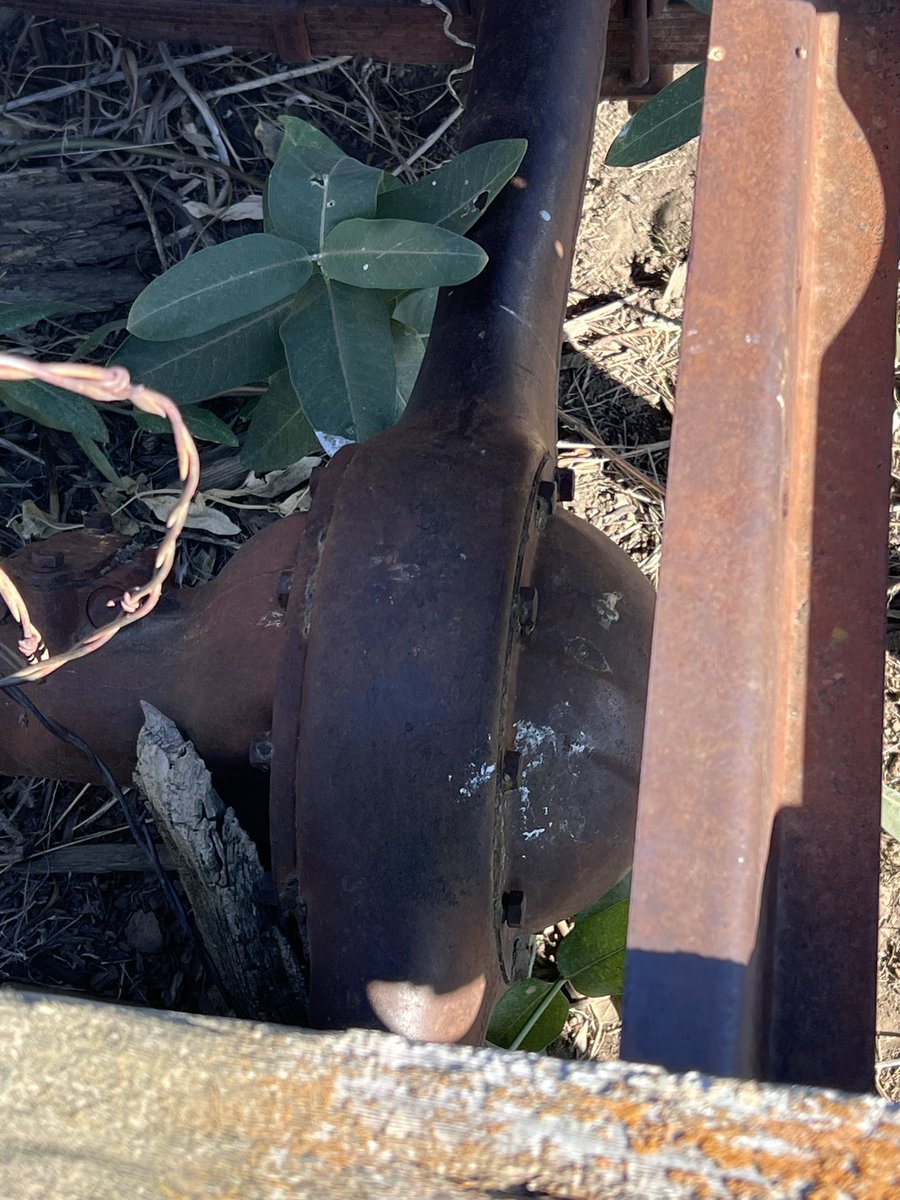 NickwallMafia's tweet photo. Old pickup or car frame from the early 1900’s https://t.co/aKuzcN1pOb