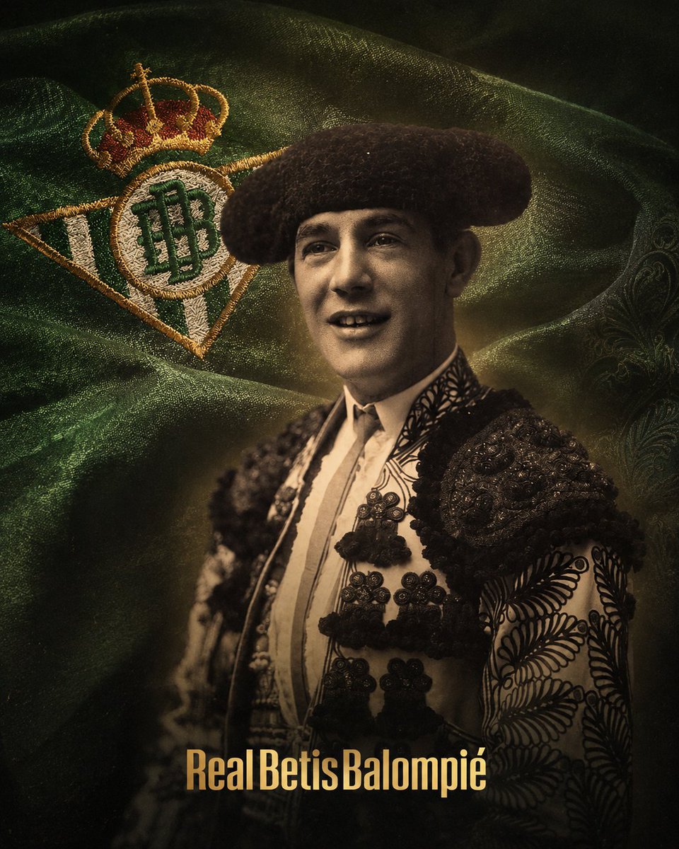 ftorodelidia's tweet photo. 💚🤍💚 ¡Muchas felicidades al @RealBetis que hoy cumple 119 años de historia!

#SabíasQue el diestro Ignacio Sánchez Mejías fue presidente del equipo sevillano entre mayo de 1928 y septiembre de 1929.

Su presidencia representó un momento de despegue en lo social y económico, y sentó las bases de los triunfos deportivos de los años siguientes.