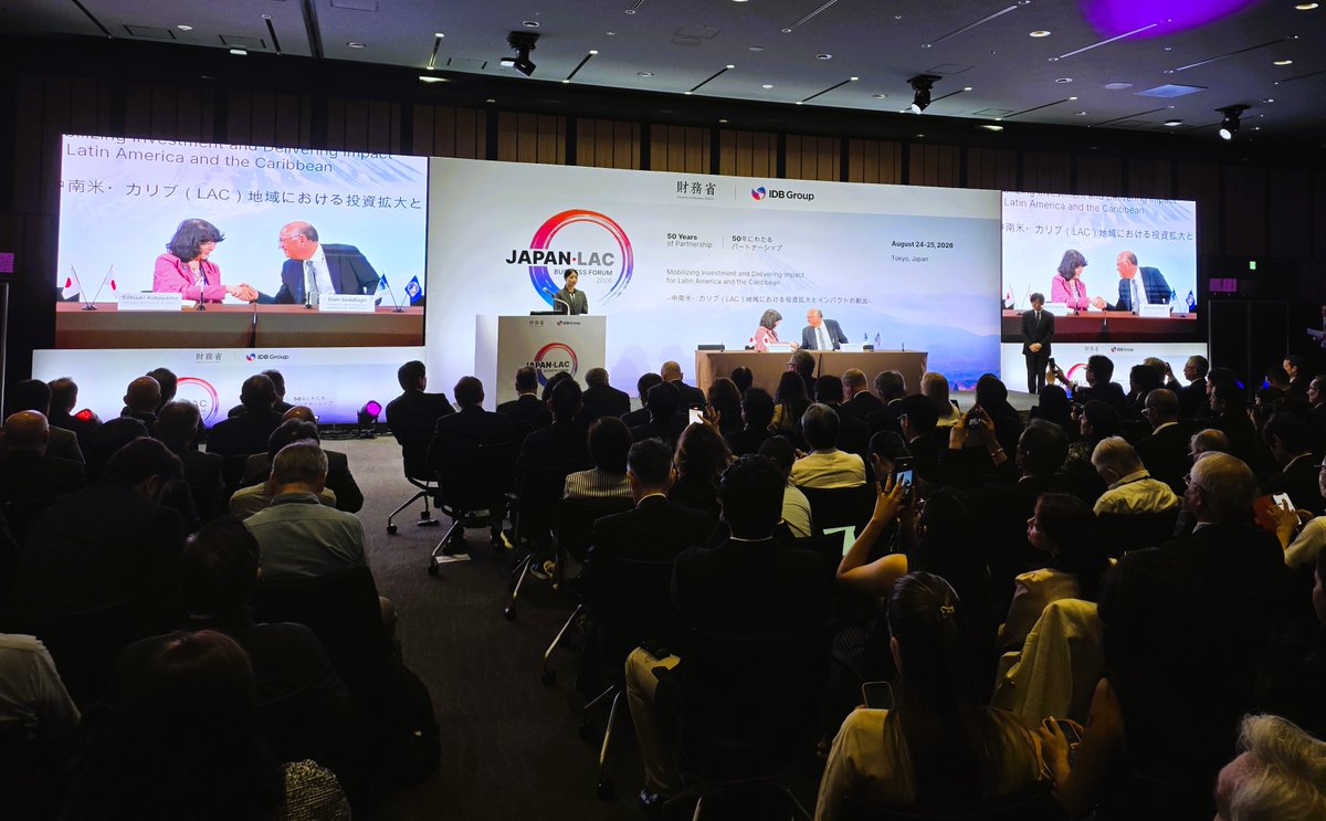 AdrianaMiraSV's tweet photo. El Salvador continúa fortaleciendo su presencia comercial en Japón. 🇸🇻🇯🇵

A través de nuestra Embajada, impulsamos la participación de empresas salvadoreñas en el Japan–LAC Business Forum 2026, una de las principales plataformas de negocios que conecta a Japón y la región. 🌏 https://t.co/7zvGq8dJqX