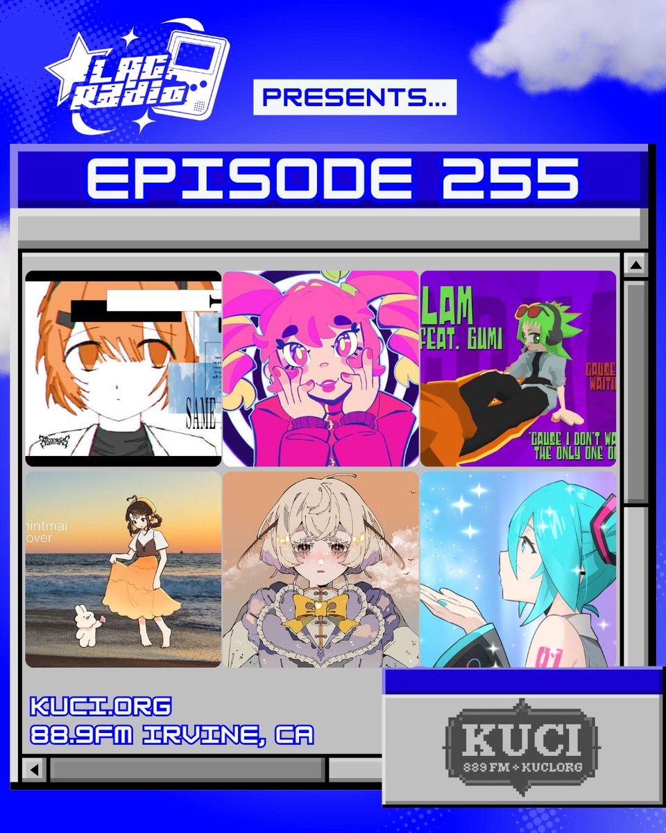 LAGRadioKUCI's tweet photo. 🗣️ TONIGHT! 🗣️ 

It's finally cooling off a little here in SoCal, but the tunes keep heatin up~

We also welcome in one last special guest intern for the quarter, so stay tuned for their second half of the show!

🕕 6-8PM PT 
📻 KUCI 88.9FM Irvine, CA 
🌐 https://t.co/TkEn3iSKVJ https://t.co/9fHl92LEC3