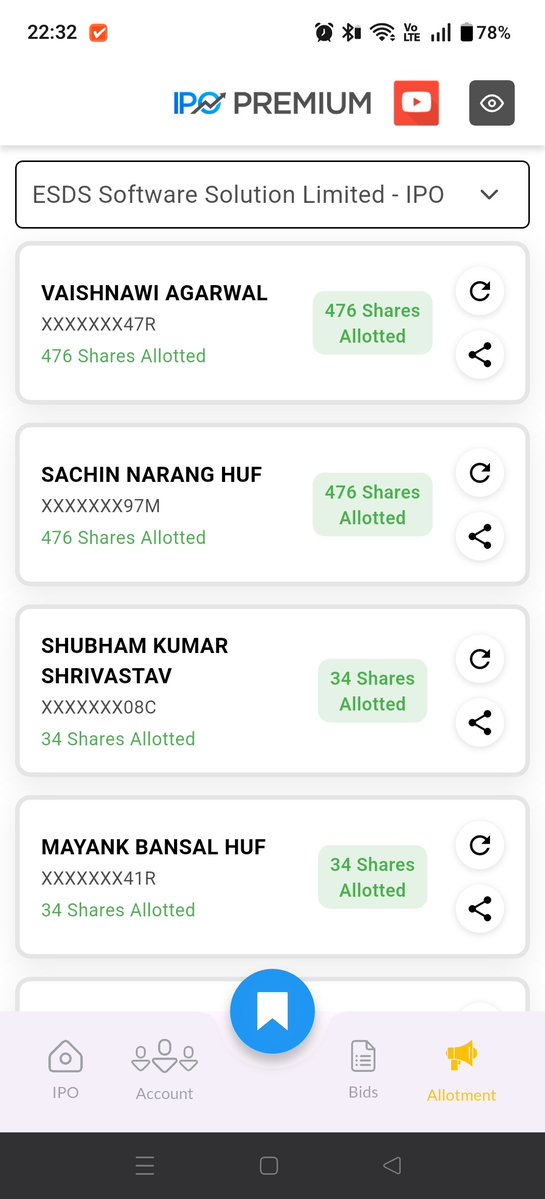 CAnkurBansal's tweet photo. GOT 2 SHNI OF ESDS SOFTWARE
AND 2 RETAIL AS WELL
CAN'T BELIEVE IT 😀
BEST OF LUCK TO ALLOTTEES 😄
#StockMarketIndia #IPO2026 #Valuation #Investing
#IPOs #IPO #IPOListing
#SME #ipoallotment
#IPOListing
#SMEIPO #IPOALERT
#ESDSipo #ESDS
#ESDSsoftwareipo https://t.co/j4mqPjyiix