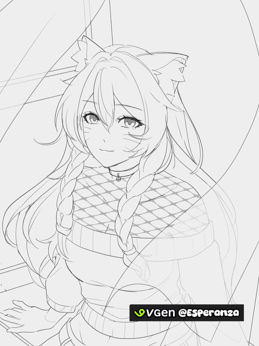 esperanzzz_'s tweet photo. #WIP lineart is finally doneee! (˶>⩊<˶)♡
Thank you so much for supporting me and letting me draw this cutie hehe 💕 https://t.co/EtcDkjvgpX