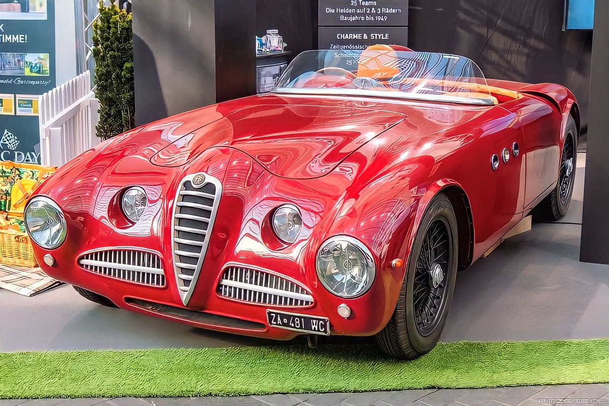 RestoMod804's tweet photo. Alfa Romeo 1900 C52 "Disco Volante" Spider https://t.co/Vry6uCfZA6