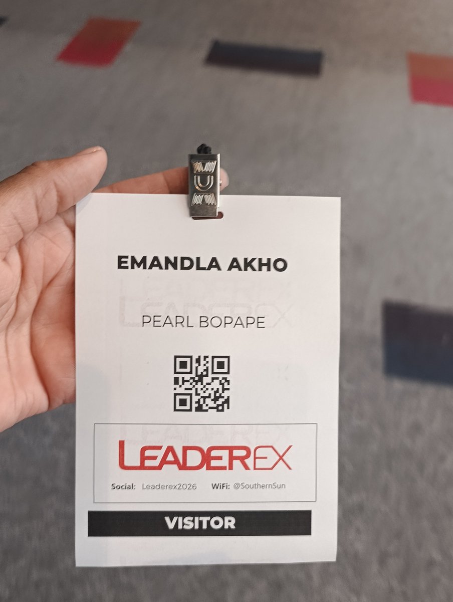 EmandlaAkho's tweet photo. What a day (02/09/2026) I had at the LeaderX convention

#LeaderX #Sandton #EmployeeWellness #Mentalhealth https://t.co/ej4Yhfe20E