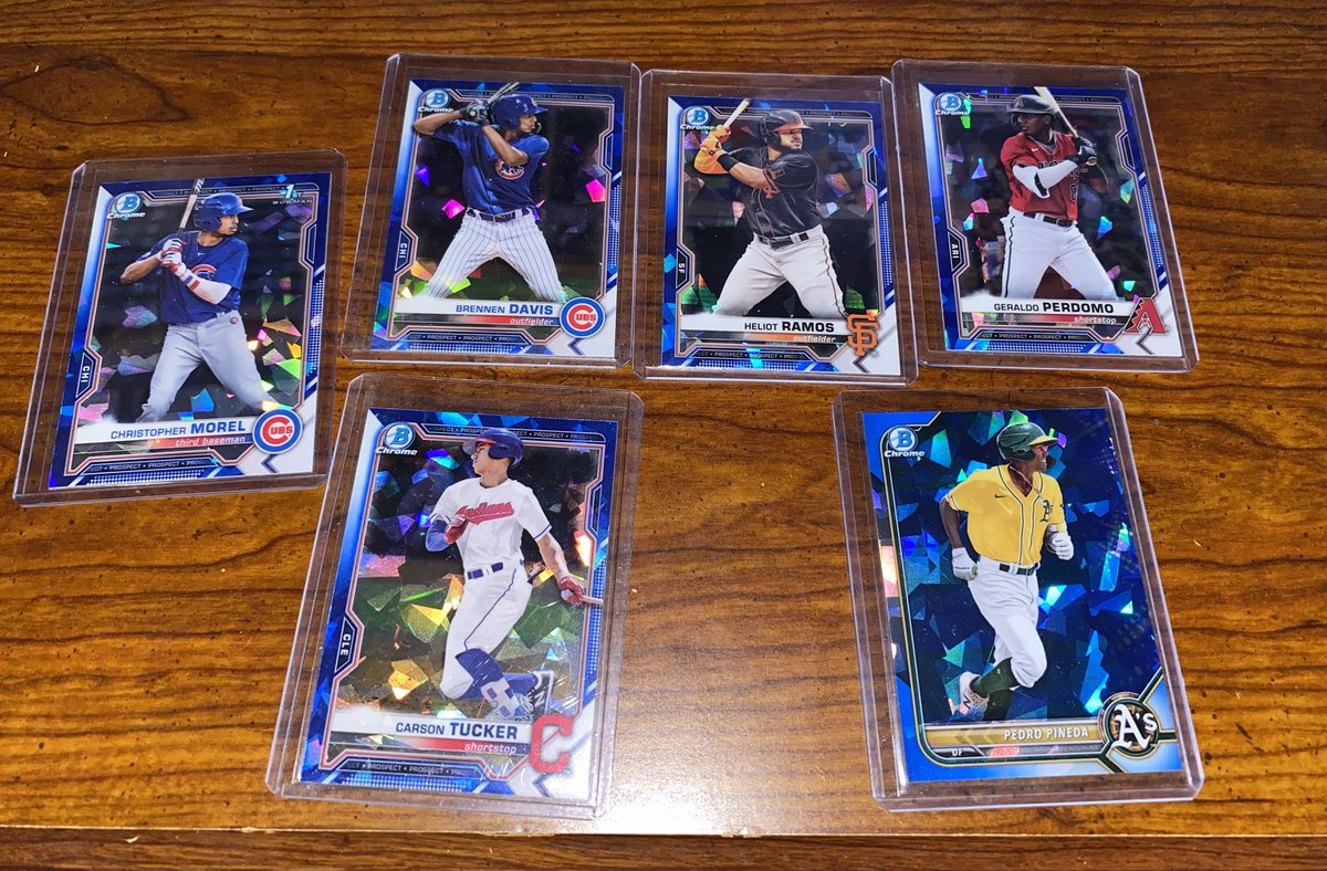 cards_jrb's tweet photo. @3bangerbreaks 6 card Bowman Sapphire lot $15 bmwt (I take Cashapp, PayPal and Venmo) https://t.co/heNcldA6sH