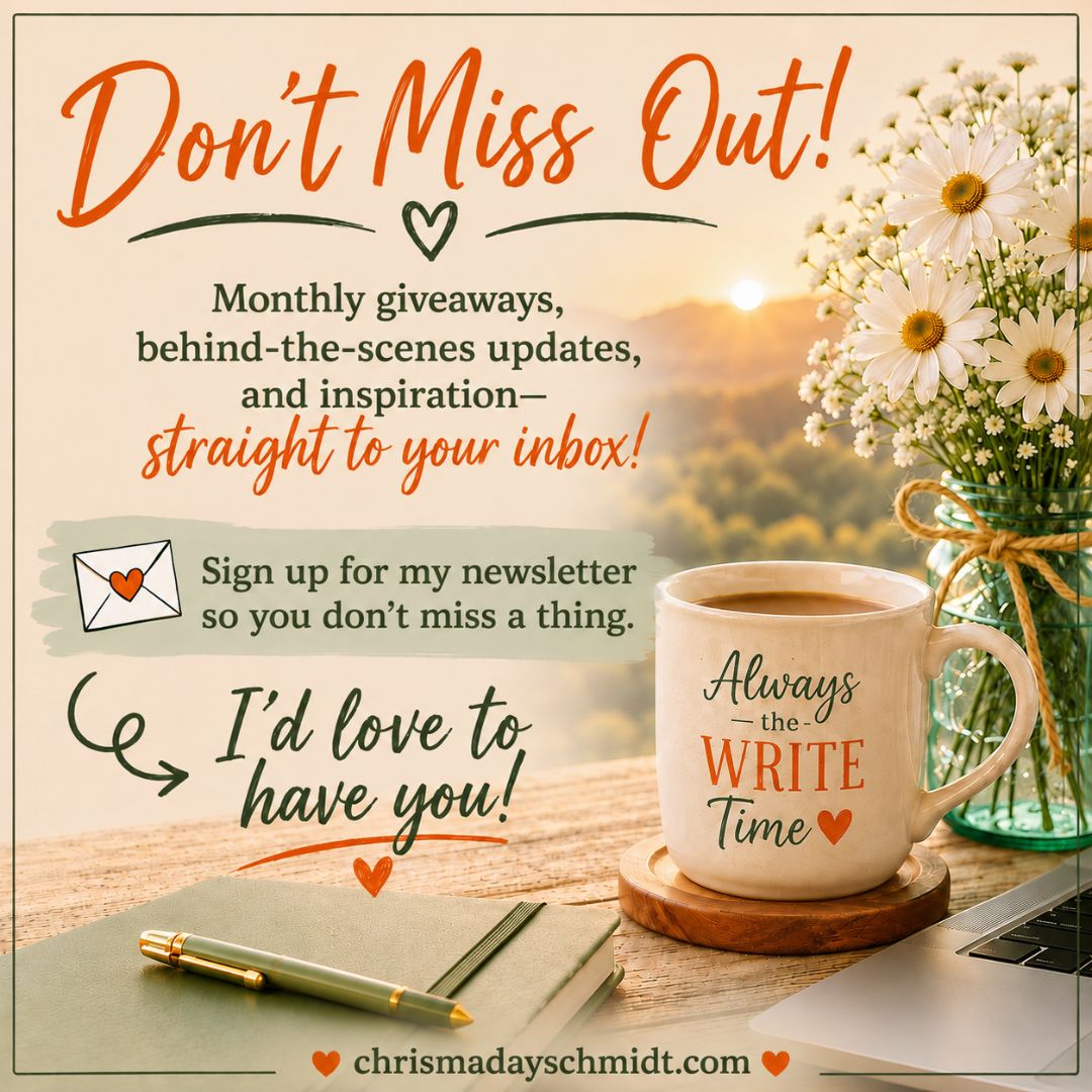 AlwaysWriteTime's tweet photo. 🍂 A sweet little fall romance is coming tomorrow!
My September Always the Write Time newsletter includes a five-minute fall-themed romance—plus a little bookish fun. 💌
Join me! 👉 https://t.co/kZClrhFqxc
#AlwaysTheWriteTime #hopehumorheart #newsletter https://t.co/np6pE1zSrq