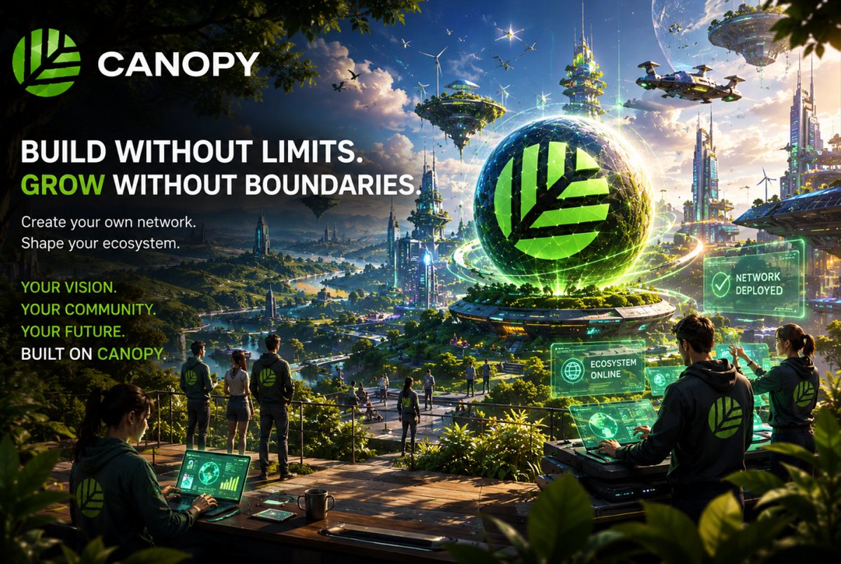 hyper_b23's tweet photo. Canopy makes creating your own network more accessible than ever.

Instead of dealing with complex infrastructure from scratch, users can launch and develop their own network within the Canopy ecosystem, giving it its own identity, community and direction.

Create. Customize. Build. Grow.

Canopy opens new possibilities for communities, developers and creators who want to go beyond simply using Web3  and start building their own ecosystems.

Your idea. Your network. Your future. 🌱
@CNPYNetwork