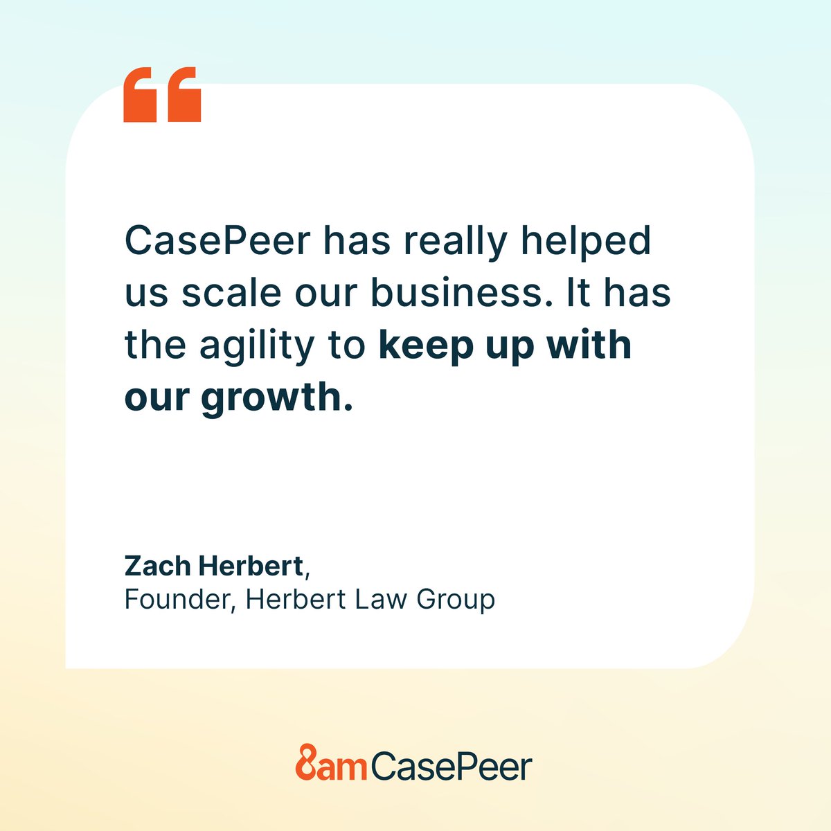 CASEpeer tweet picture