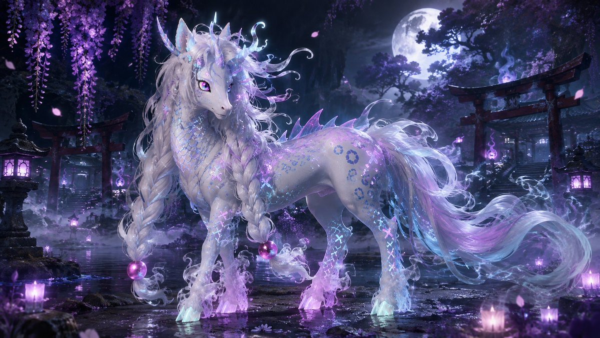 HyperWhale286's tweet photo. My goodness, these look majestic ✨🦄

(1/2) #BloopieArt #fomxart #LythXai #artywaru https://t.co/ULw7KDjb7d
