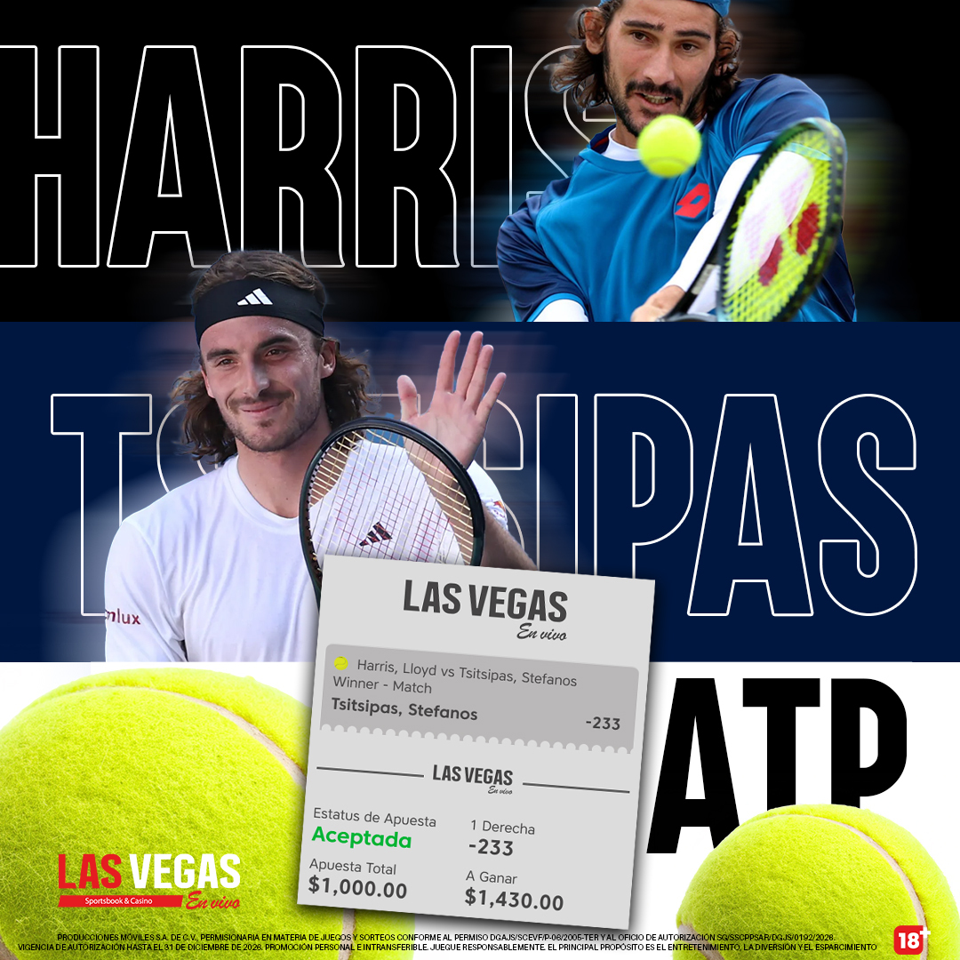 lasvegasenvivo's tweet photo. 🎾 US OPEN
🇬🇷 Vamos con el griego en MONEYLINE.
🔥 ¿Te subes al pick?
#ALV https://t.co/tcNBMzf10A https://t.co/z1PLqkjFqj