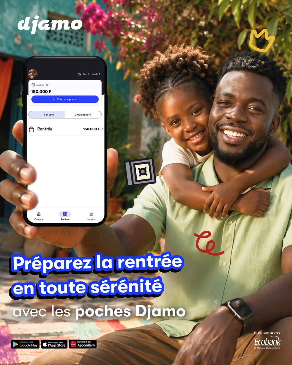 djamoSN's tweet photo. Lorsqu’on pense à la entrée scolaire on imagine directement les dépenses en cascade 😂
 
La solution ? Une Poche Djamo dédiée, dès aujourd'hui.😌📲

Leggi Djamo Lë https://t.co/5OvTvhhFQE