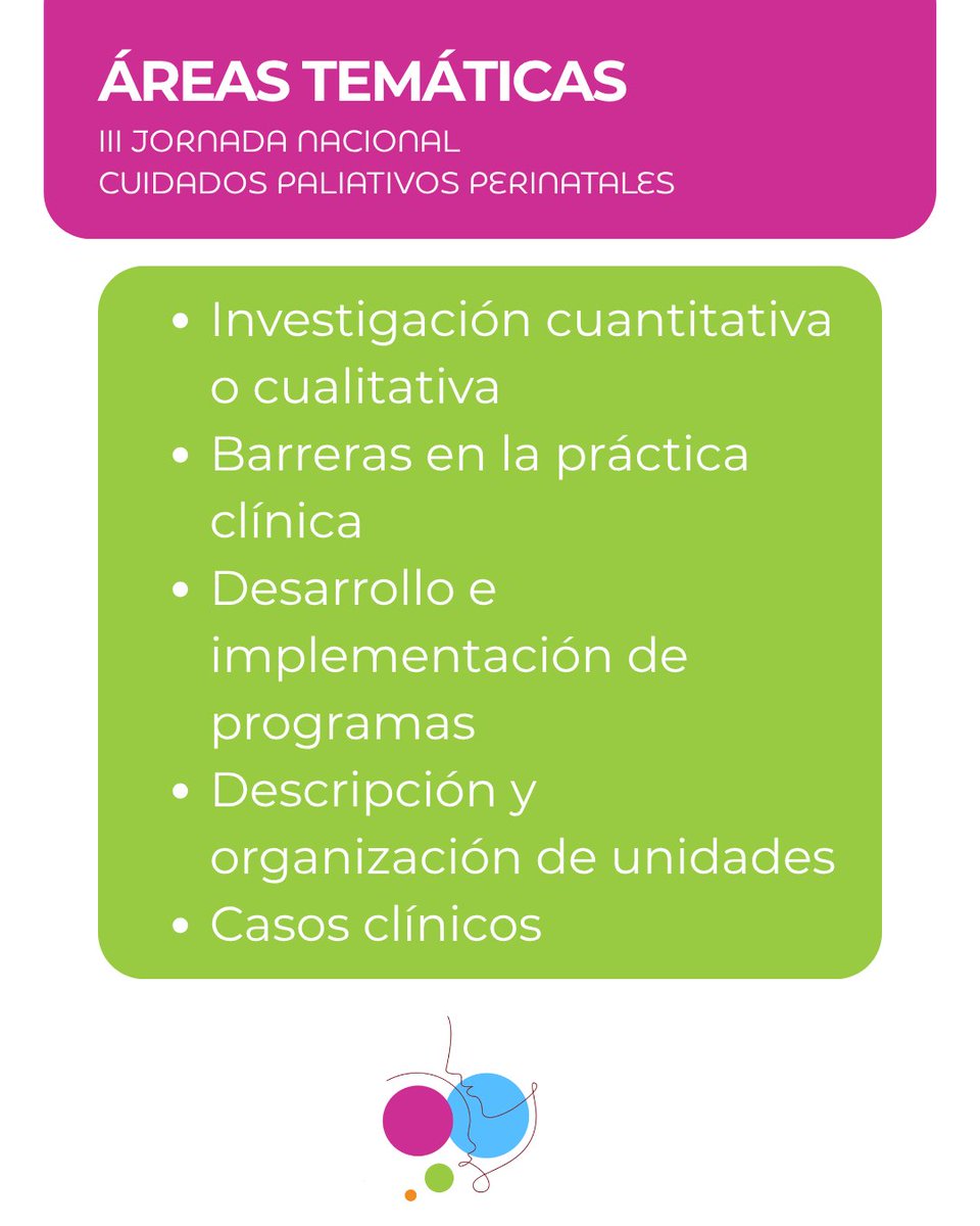 Ped_Pal's tweet photo. 📢 ¡Últimos días! Presenta tu comunicación en la III Jornada Nacional de Cuidados Paliativos Perinatales (15 oct, Madrid). 📊✍️

🔗 Normas y envío de resúmenes: https://t.co/gYNYp4kj9I

#PEDPAL #CuidadosPaliativosPerinatales #CuidadosPaliativosPediatricos https://t.co/dUcBhL6HyB