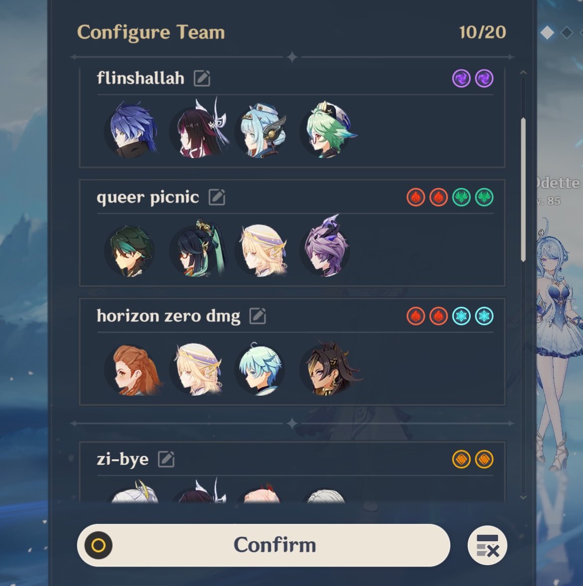feofanes's tweet photo. my most used teams https://t.co/YVx8VKMJLq