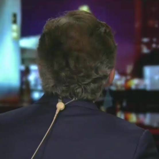 leeharoldoswald's tweet photo. @ddpop72 @GeraldoRivera When he pulled his weird little stunt on Bongino's show 5 years ago by turning his back on the camera, you can see the bald spot on back of head. https://t.co/MAxpM5BBSf