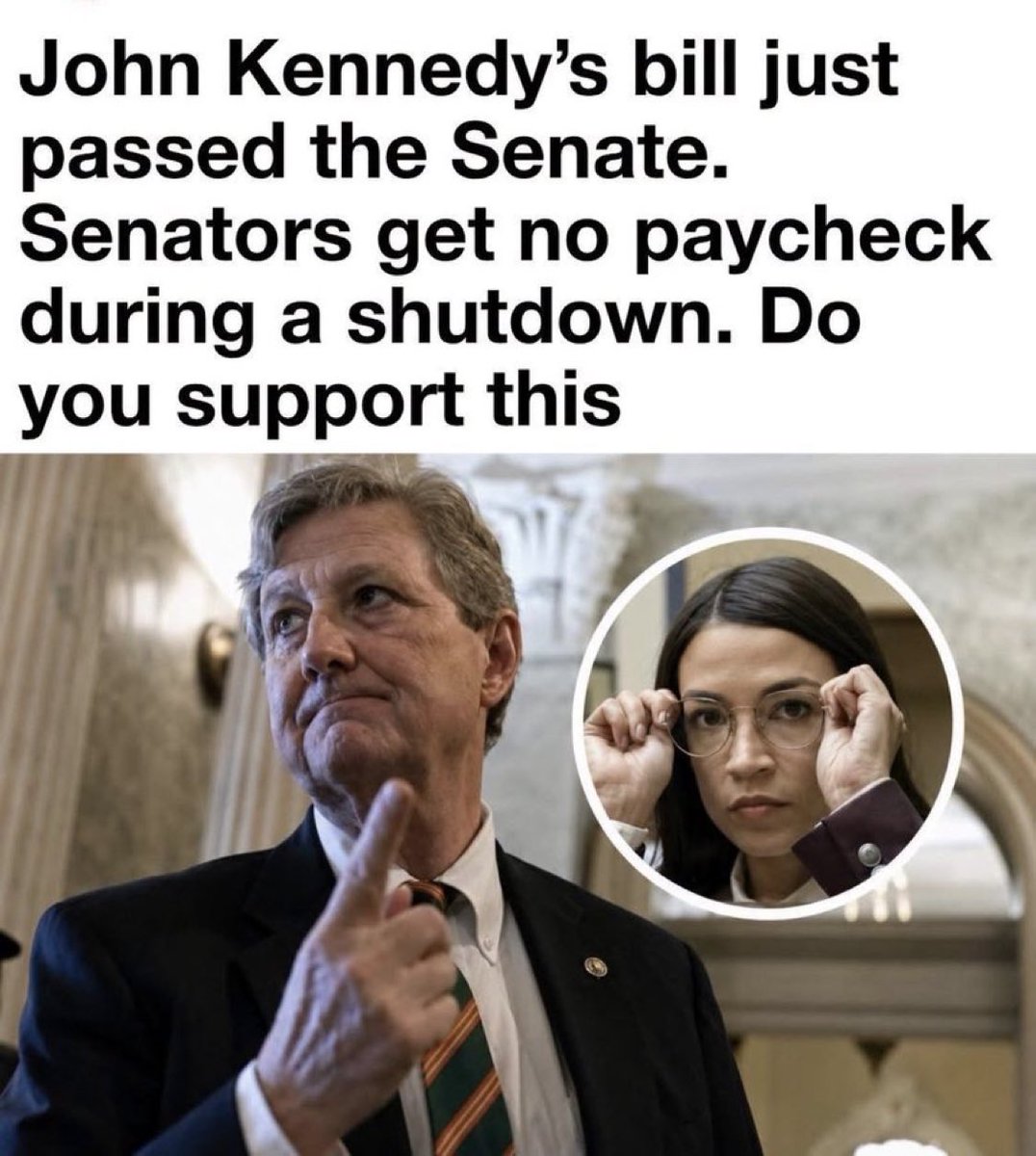 ProudElephant's tweet photo. Yes, I absolutely support this. 

They shouldn’t make a single penny during a shutdown. https://t.co/0xhOzY1172