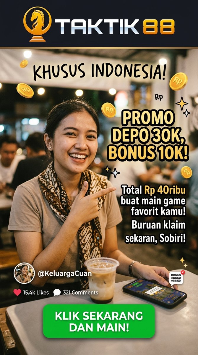 ChelsFetherman's tweet photo. 💰 CARI SITUS SLOT GACOR? 💰
Langsung aja ke 𝐓𝐀𝐊𝐓𝐈𝐊𝟖𝟖!
⚡ Gampang JP, Gampang WD
🔥 Tersedia bocoran RTP Live hari ini
🔗 Link VIP: https://t.co/We8t0mytQj https://t.co/uZYcpW89Hq