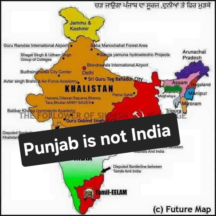 ZORA_DOABA_'s tweet photo. @AjayJadeja171 PUNJAB IS NOT INDIA 🇮🇳 ❌️ https://t.co/NCJ9BEmiks