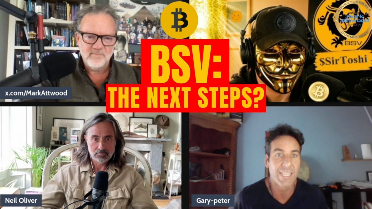 MarkAttwood's tweet photo. If you enjoyed the recent BSV interview and are interested in exploring Twetch and getting paid in BSV for effectively tweeting (it's an interesting model, proposition and potentially VERY valuable for anyone), then you can follow the four of us from the show here:
Follow Mark Attwood on Twetch here: https://t.co/CLg6XoXGpI
Follow Sir Toshi on Twetch here: https://t.co/3yCvuci1aT
Follow Neil Oliver on Twetch here: https://t.co/LY4Sr5kr9p
Follow Gary on Twetch here: https://t.co/Ys5MS1TJG7

@thecoastguy @SirToshiTV @garykealy2