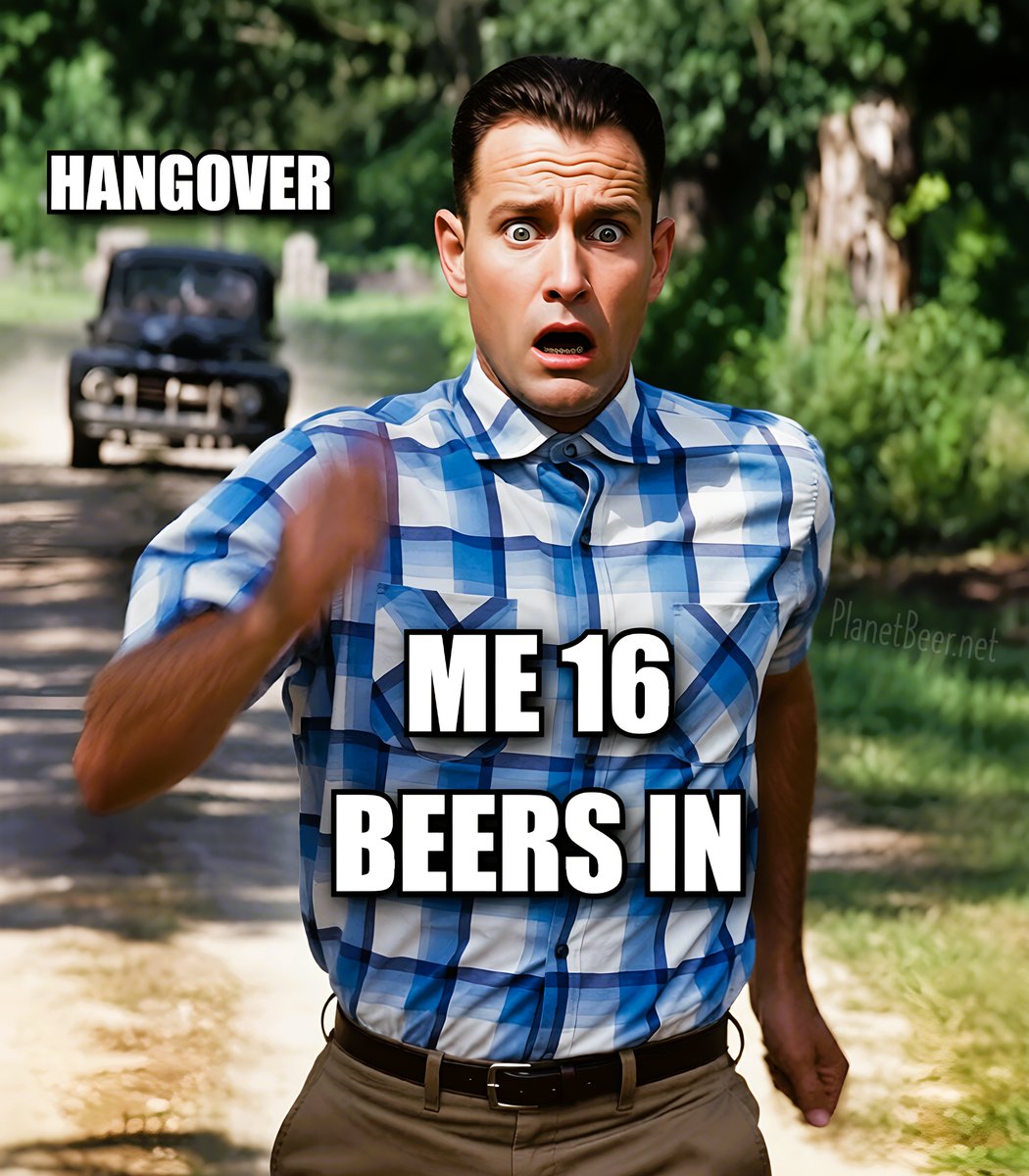 PLANETBEER1's tweet photo. RUN YOU DRUNK BASTARD, RUN!!!! 🏃🍺🍺🍺🍺🍺🍺🍺🍺🍺🍺🍺🍺🍺🍺🍺🍺🛻  #drunkdrunk #hangover #TGIF https://t.co/e854kdCKCj