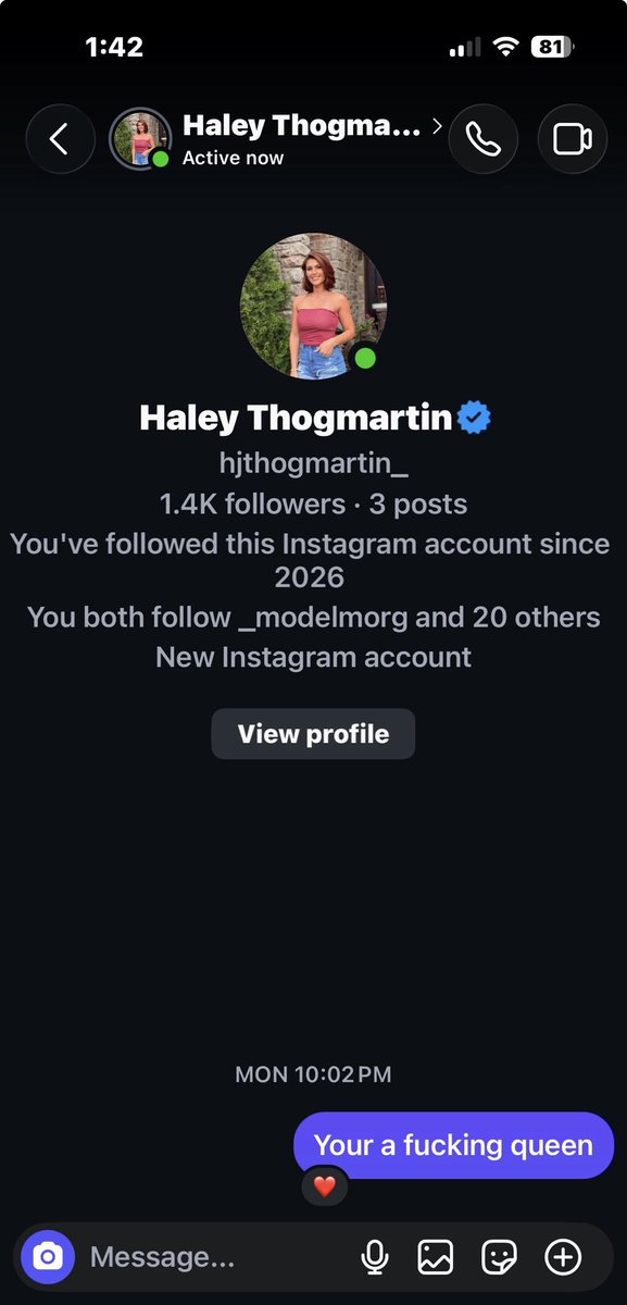 BBMALUPDATES's tweet photo. 🚨 UPDATE: Thog unblocked me and liked the message  #bb28 https://t.co/x0WaOZcqjH