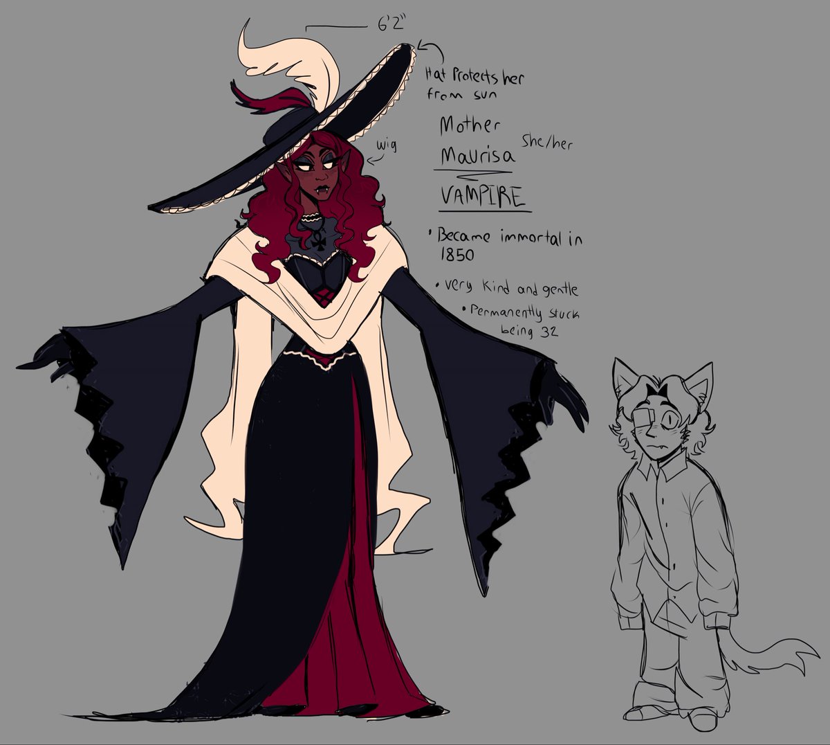 auminiii's tweet photo. pretty vampire lady occc, whateverrr https://t.co/3lAXcgelpo