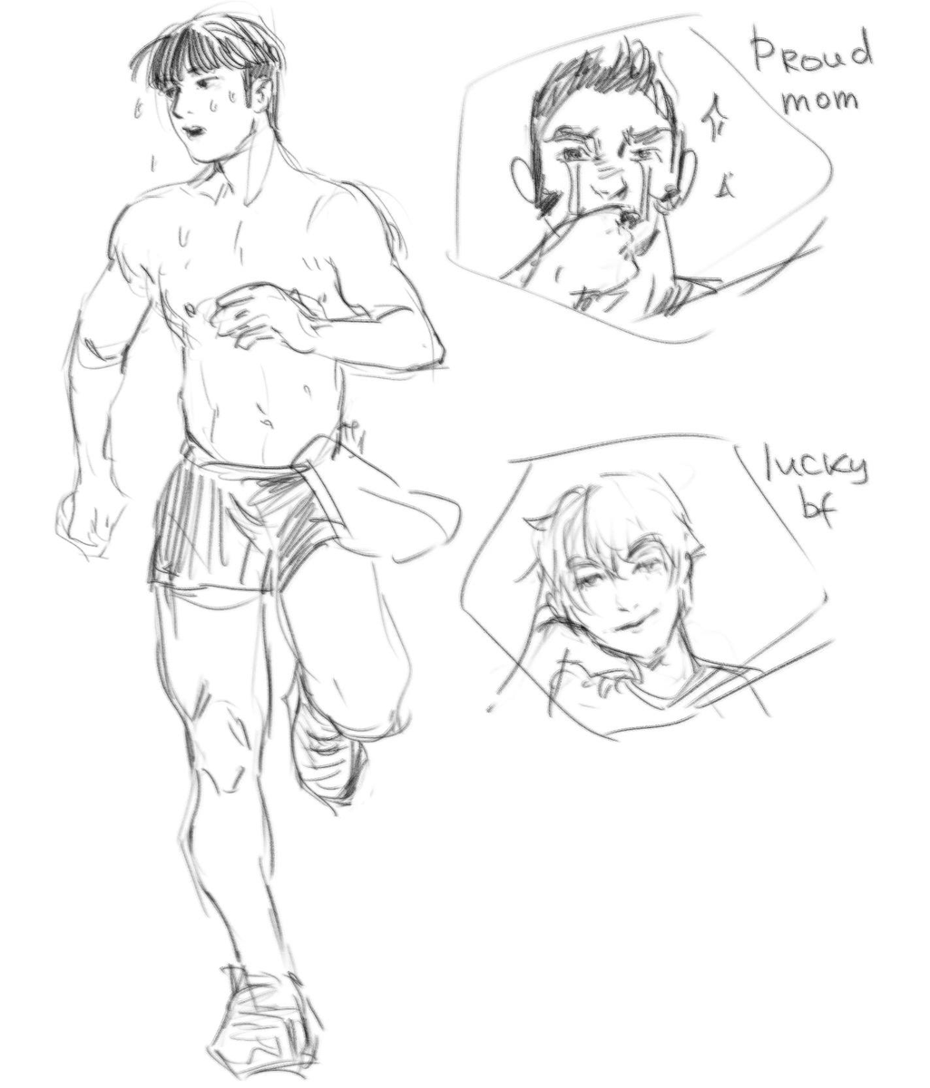 annasfw_anya's tweet photo. #terumob 
I'm sure Mob still keeps up with his workouts! https://t.co/Yvc16jVK3t