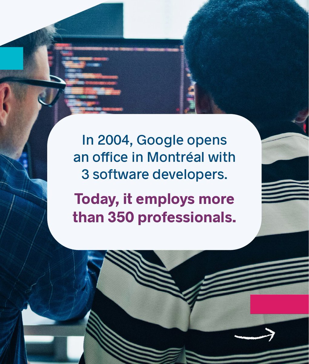 MTLINTL's tweet photo. What do AI innovation and global cybersecurity have in common? Montréal. For the past 20 years, Google Montréal has played a key role in advancing technologies that protect users online and drive breakthroughs in machine learning. 🔗 https://t.co/dBZXtIwZMd @googlecanada https://t.co/SuyNAaTKQ9