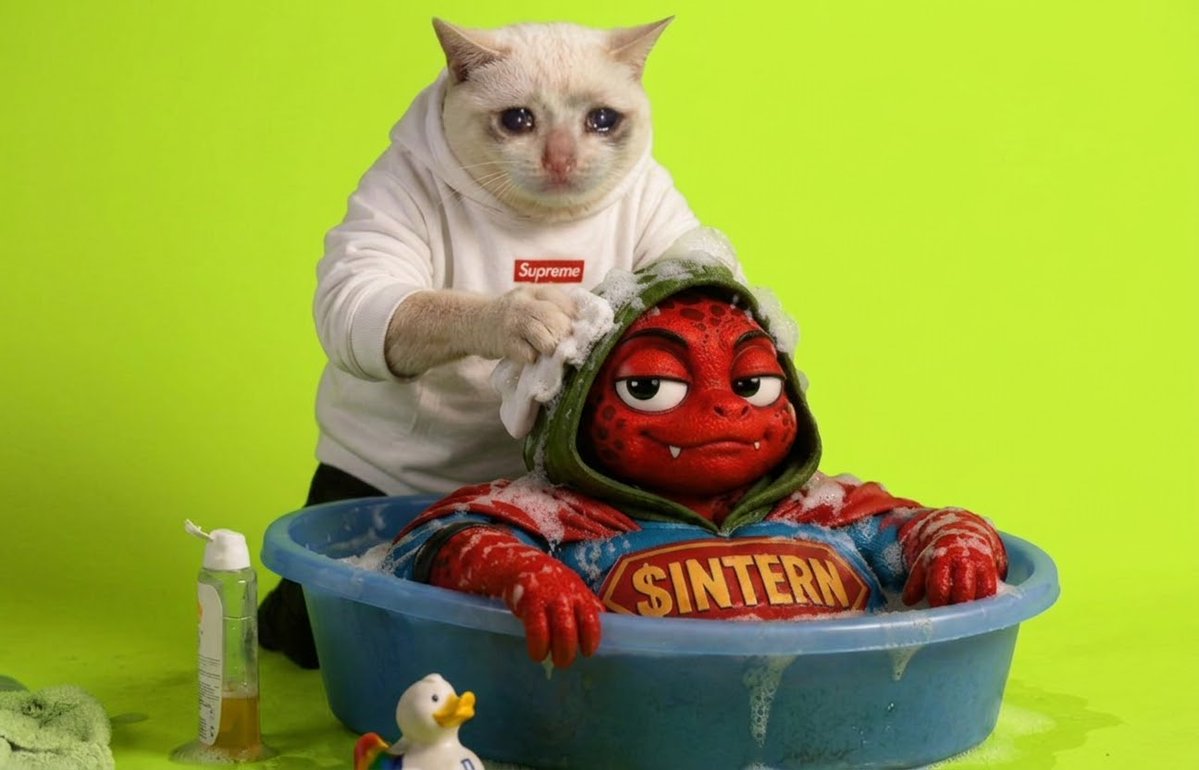 intern_coin's tweet photo. @RobinhoodApp After I’m finished with my bath $INTERN https://t.co/5MhwYYcqAq