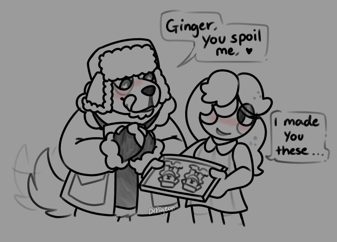 DrPigeon_'s tweet photo. Decided to start with Ginger, she’s so lovely 🥺🥺

Bernie would be thankful for any gift but food?? THAT is the way to his heart.

#dandysworld #dandysworldoc #ocxcanon #dandysworldginger https://t.co/NS09mPn8QB