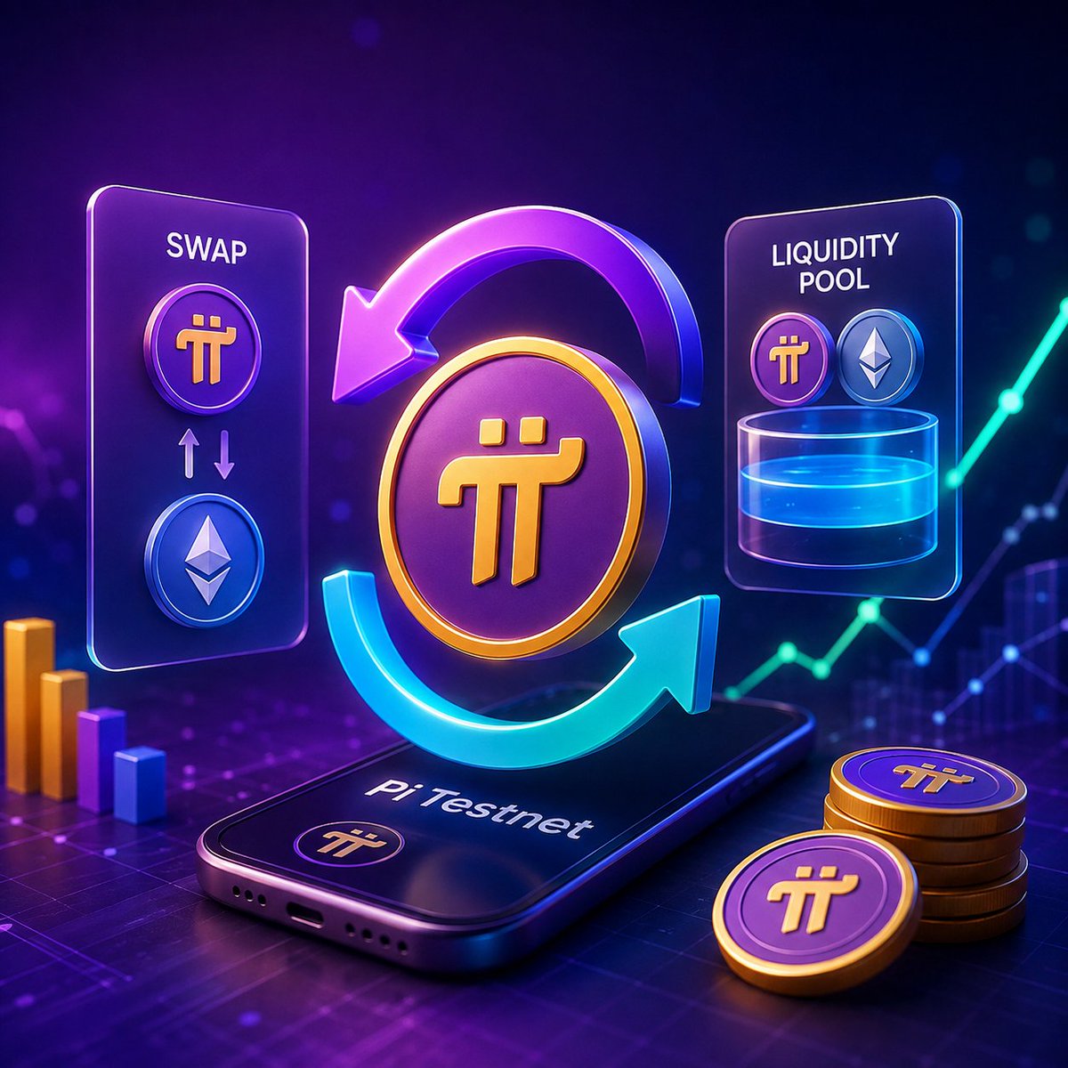 akgmea's tweet photo. 🔄 DeFi Revolution: ‘Native Swap’ Interface and Live Token Liquidity Activated on Pi Testnet!

Just 13 days before the Protocol 27 Mainnet deployment on September 15, a major technical breakthrough has reportedly appeared on the Pi Testnet. The Pi Core Team has started preparing the ecosystem for fully decentralized trading:

Native Swap Interface: Live testing of an in-built decentralized swapping and Automated Market Maker (AMM) architecture has begun.

Pilot Test Run: Successful testing of liquidity pools and real-time market data with Test Tokens such as SLICE for developers and testers.

Ecosystem Impact: Once Protocol 27 goes live on Mainnet, direct and secure token swapping (DEX) could become possible inside the Pi Browser!

There may no longer be a need to depend on third-party exchanges—Pioneers could potentially swap directly through the Pi Browser.

👇 Are you ready for decentralized DEX swapping inside the Pi Browser? Share your opinion in the comments!

#PiNetwork #Protocol27 #PiDEX #DeFi #PiCoreTeam #Web3Tech #SmartContracts #PiPioneers #CryptoUpdates #BlockchainTech