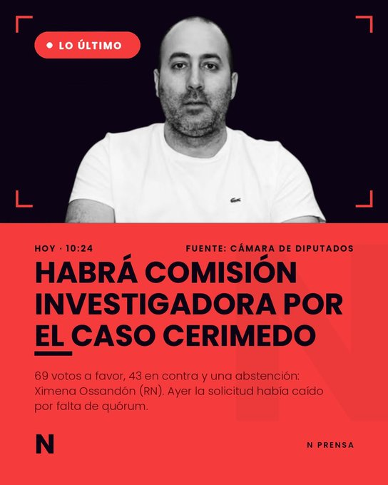 JulianMaciasT's tweet photo. Se aprobó en Chile la comisión para investigar las campañas sucias de Cerimedo, ya me contactaron para participar, con gusto entregaré mis bases de datos probando el uso de bots de Cerimedo desde 2020 difundindo fake news y retuiteando a Kast y miembros de ATLAS NETWORK. https://t.co/9YpqEOShH7