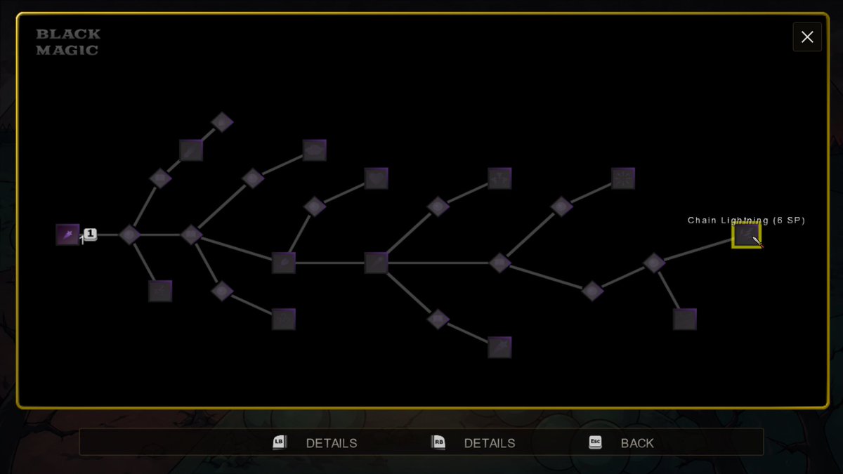 OnlyLuckOG's tweet photo. Other changes: 
- Major updates  to skill trees
- New level generation system that has a nice mix of procedural and hand authored content
- New enemies and enemies kills
- Changes to shielding spells/scrolls, they now absorb damage instead of increasing defense
- Sealed rooms,  defeat all enemies to escape
- Plus more...