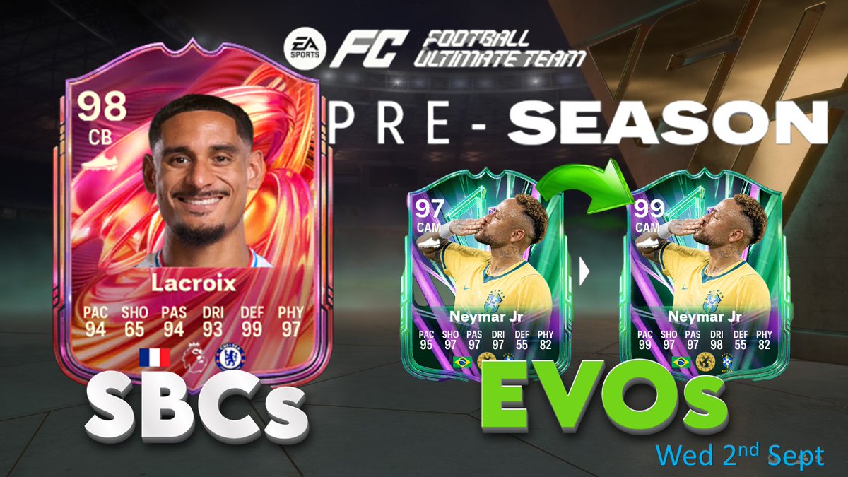 OndrooG's tweet photo. FC26 | 99 Maxence Lacroix FUTTIES SBC and Pace & Grace Evolution!
https://t.co/N2IScc9Att
#fifa26 #fc26 #easportsfc #tots #evolution #ultimateteam #zlatan #messi #TOTY #ultimateteam #yamal #martinez #mbappe #rewind #lamine #neymar #leao #lacroix #beckenbauer https://t.co/rj0LXBupw1