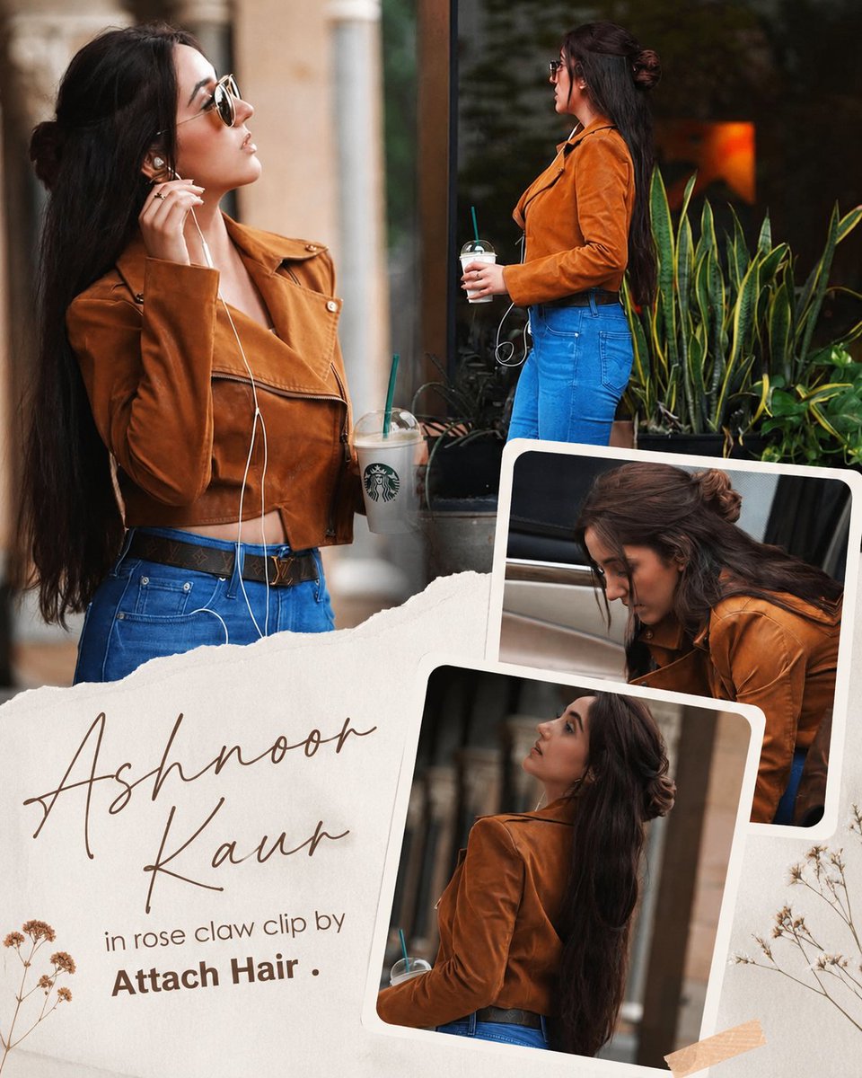pranalilover's tweet photo. There’s something so pretty and elegant about this rose claw clip 🌹 And @ashnoorofficial wearing it makes it even more special. Definitely going on my wishlist for my next Attach Hair purchase
#AshnoorKaur #AttachHair https://t.co/U0kMXS0bIp