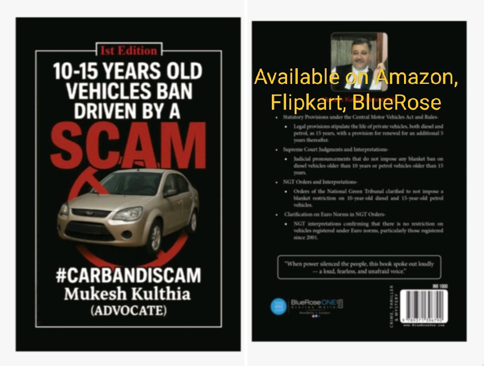 MukeshKulthia's tweet photo. When I authored this book I was unaware that people of India have ample of money to get their existing perfectly good cars scrapped every 5-15 years and to buy 'use &amp; through' new EV...
#carbandiscam https://t.co/G2WH6yuEQd