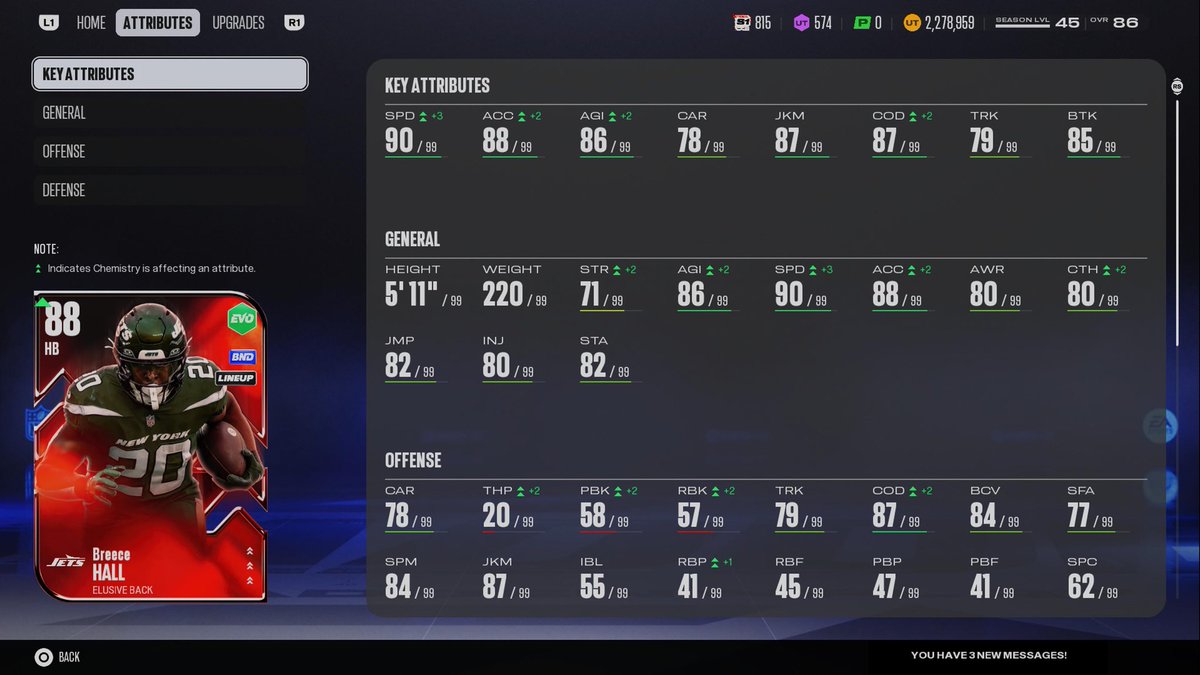 LilWhop99's tweet photo. I think this build holds up for a bit.
#Madden27 #MUT27 https://t.co/nUVXJFZOYW