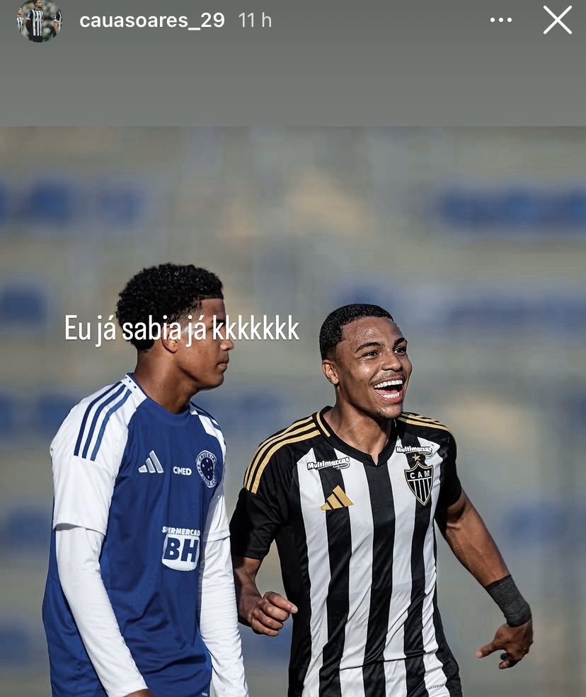 FredLineNews's tweet photo. 🐔😂 ZOEIRA SAUDÁVEL!

Após a classificação do Galo sobre o rival, os crias alvinegros, em diferentes categorias, não perderam a chance de provocar o Cruzeiro! 

#Galinho #CriasDoGalo https://t.co/jFD1A50G8Y