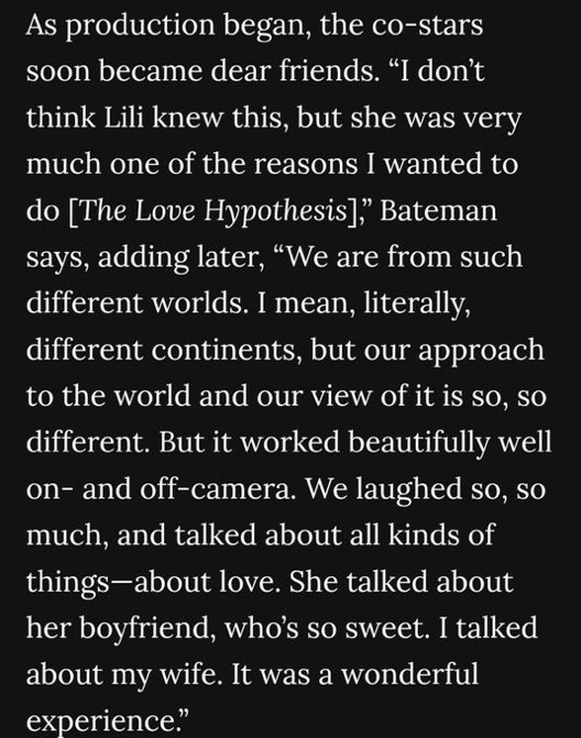bursinbestie's tweet photo. GOSH TOM BATEMAN.

The way Lili was insecure about her position in the industry and being a lead and Tom just accepted the role because her and really had an amazing time with her. https://t.co/Lrn9d9HJc3