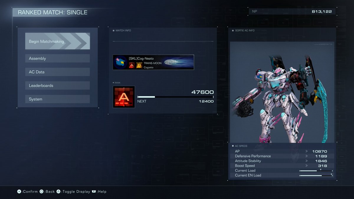 callmeCog's tweet photo. Finally managed to get all 3 platforms going at once for ranked, you can tell which platform is my most played from the decals lol. (World's First?) Triple Platform
Double S soon enough, the only real hard part will be Xbox teams since it's all but dead from what I hear #ac6 https://t.co/5CUJaKO4rq