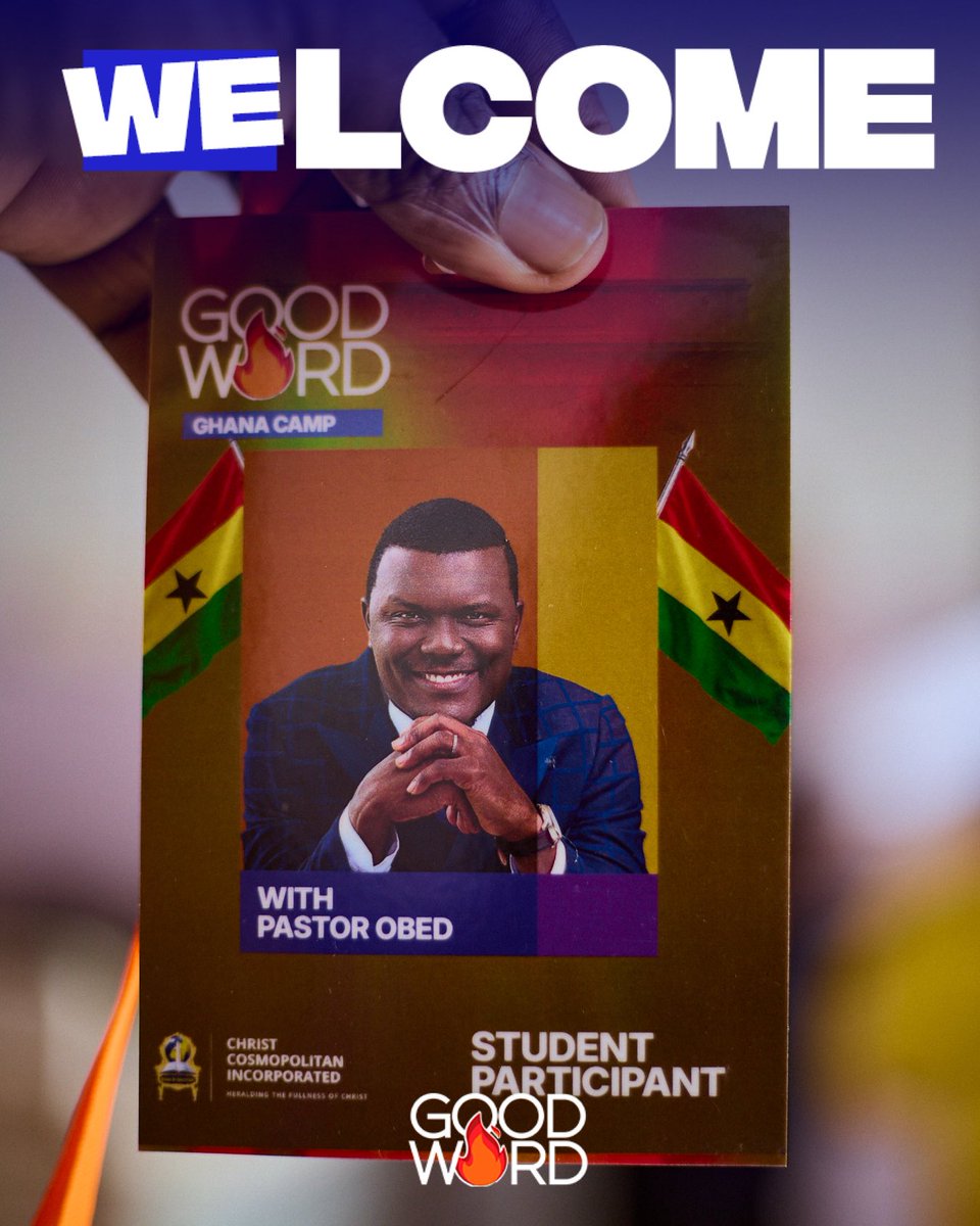 ChristCosmoInc's tweet photo. WELCOME TO GOOD WORD CAMP 2026! 

We’re here! 🙌🏽❤️
Get ready for a time of worship, teaching, fellowship, revelation, and divine encounters.
Come with expectation. Come ready to receive. Come ready for MORE! 🔥
#GoodWordCamp2026 
#CCIWhereGodLives 
#TheCCIExperience https://t.co/3LgR5GhzyJ