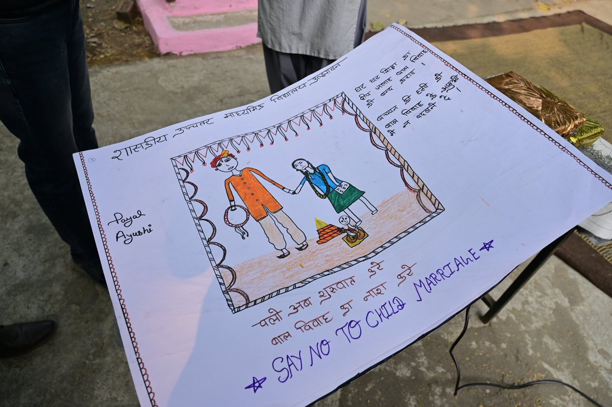access2jus4427's tweet photo. नन्हे कदमों को शादी नहीं, सपनों की उड़ान चाहिए!
#ChildMarriageFreeWorld #ChildMarriageFreeIndia https://t.co/vUXdsYXYwy